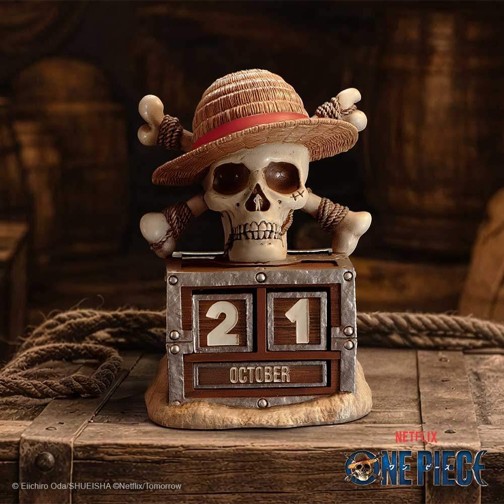 Nemesis Now One Piece - Luffy Jolly Roger Perpetual Calendar Beeld/figuur - Multicolours